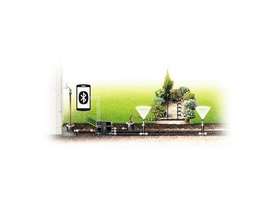 GARDENA 9V Bluetooth Ventielbox SET incl. 3 Beregeningsventielen