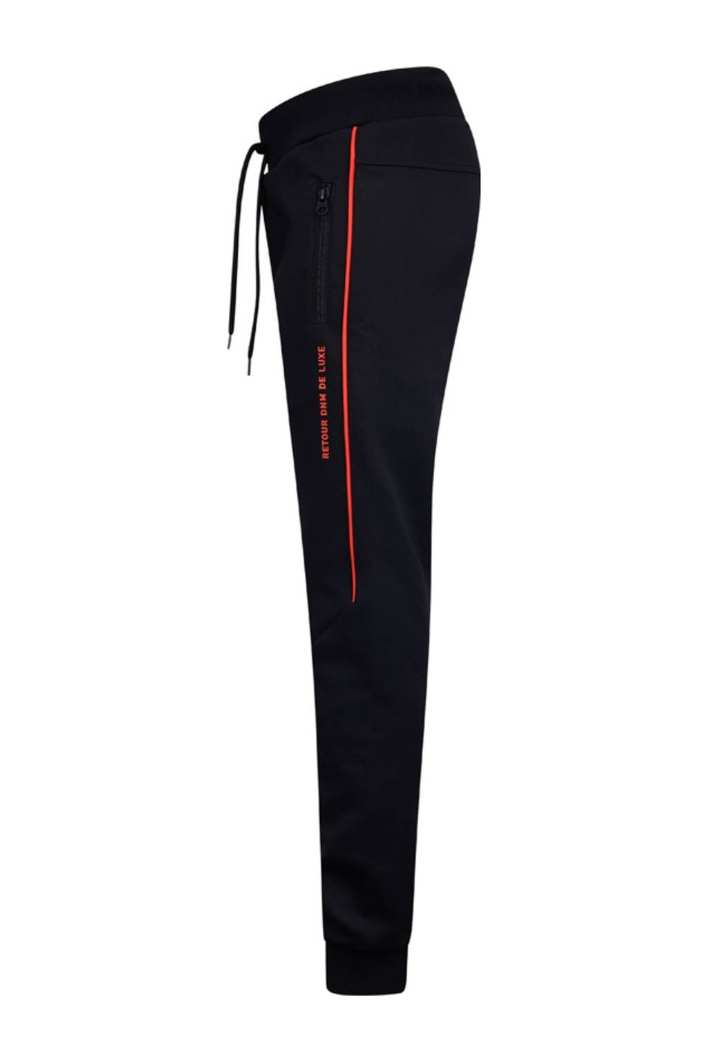Retour Jeans slim fit joggingbroek Fisk zwart