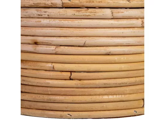 Panier rond en bambou 19x19x12h cm