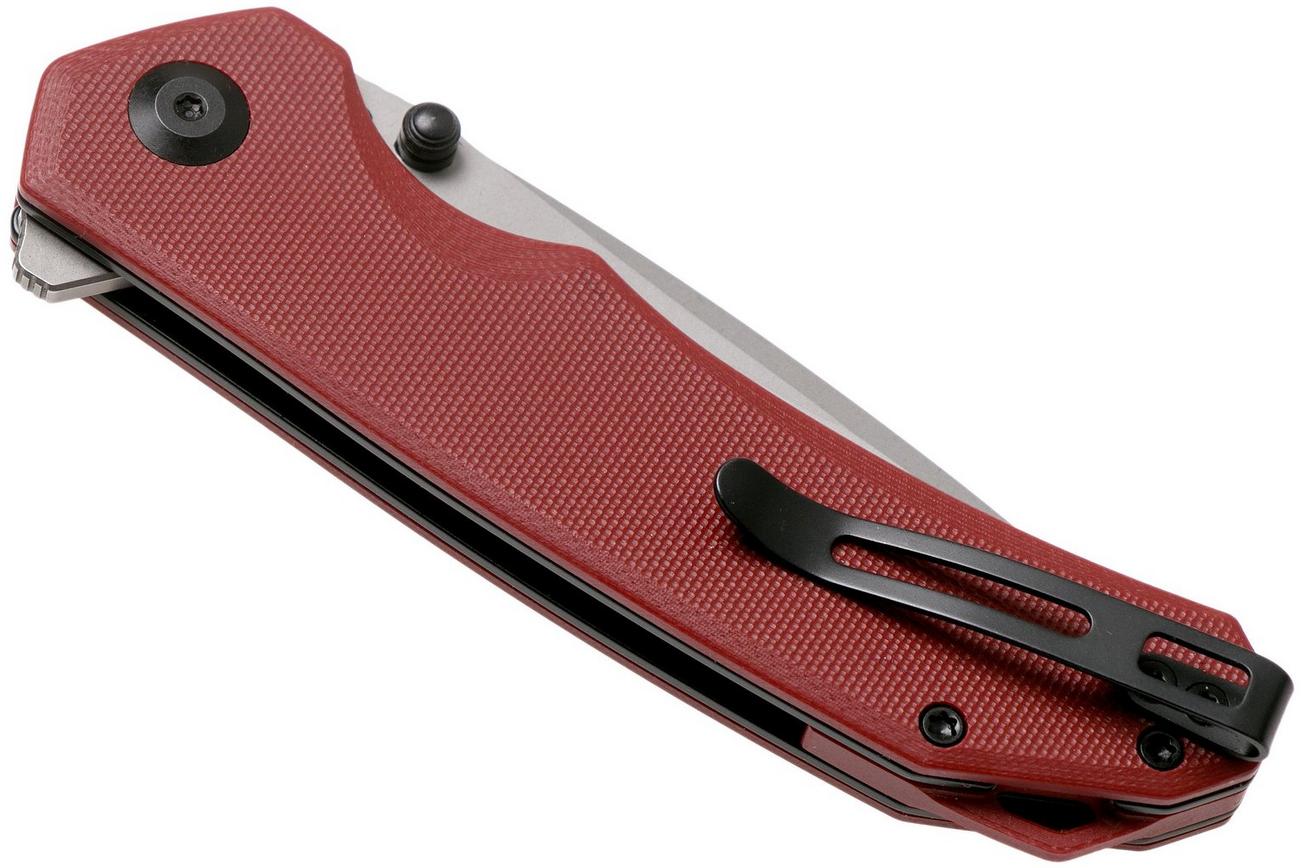 Civivi Brazen C2102B Droppoint Red, Stonewashed zakmes