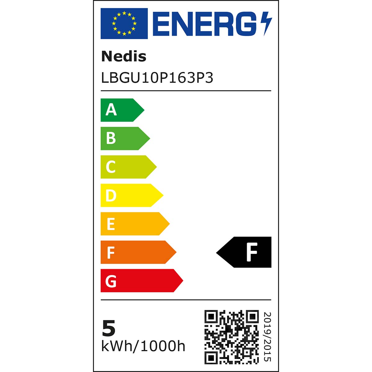 Nedis LBGU10P163P3 GU10 LED-Lampen - Multi