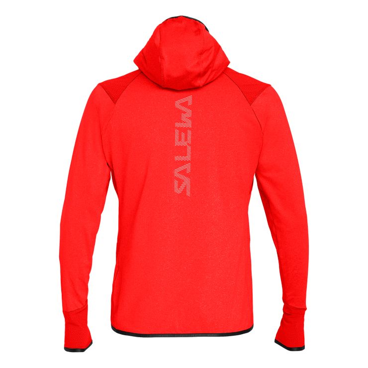 SalewaAGNER HYBRID PL/DST HOODED JACKET - rot