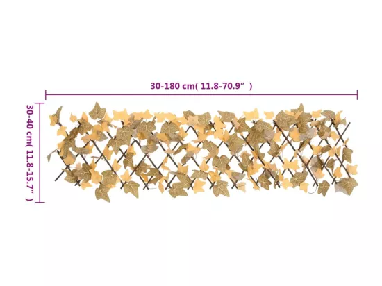 ?Treillis de feuille d'érable artificiel extensible 5 pcs