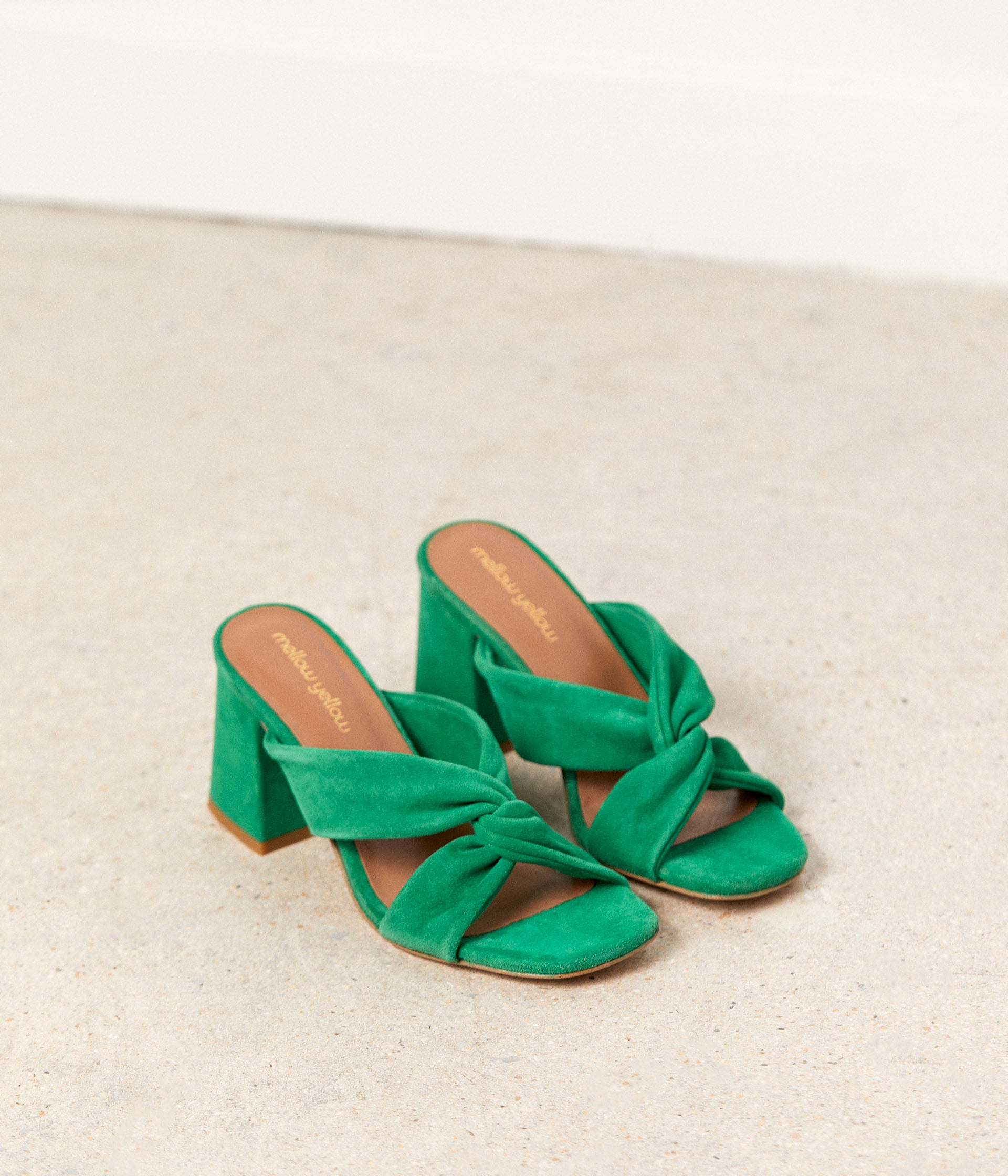 Mules vertes Marcia