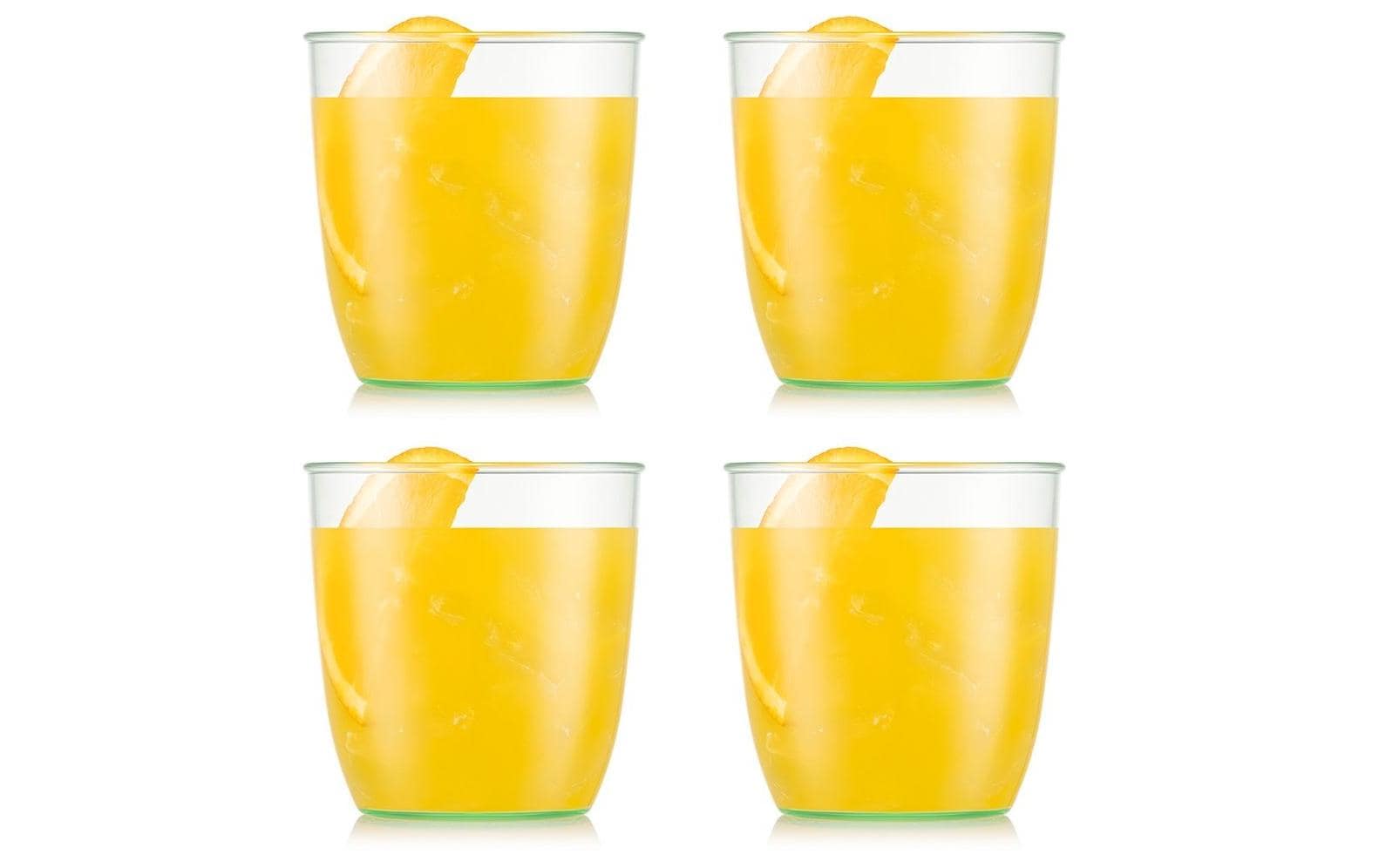 Outdoor-Becher Kvadrant 350 ml, Grün, 4 StückTrinkbecher Set