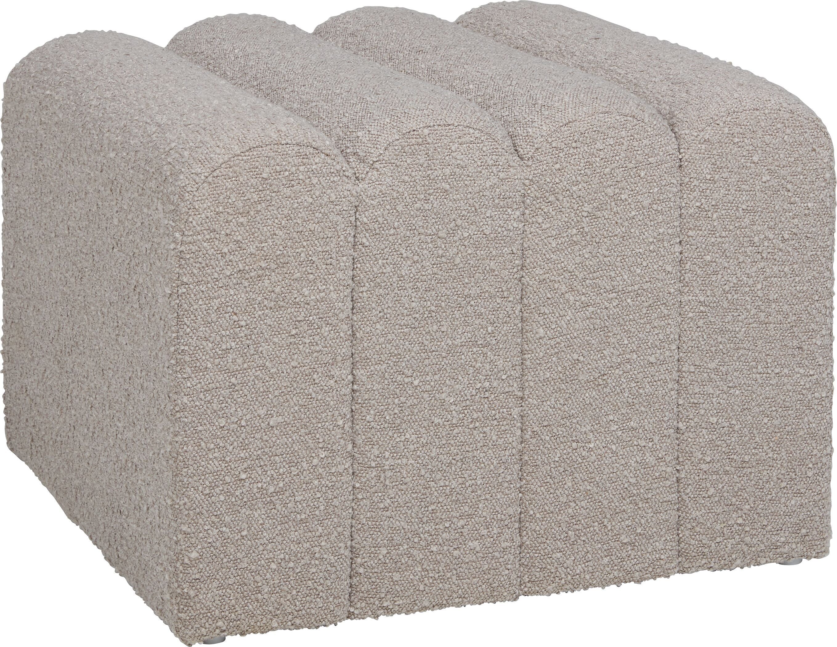KUBEN Hocker - Sand / B: 55.0 cm x T: 55.0 cm x H: 43.0 cm