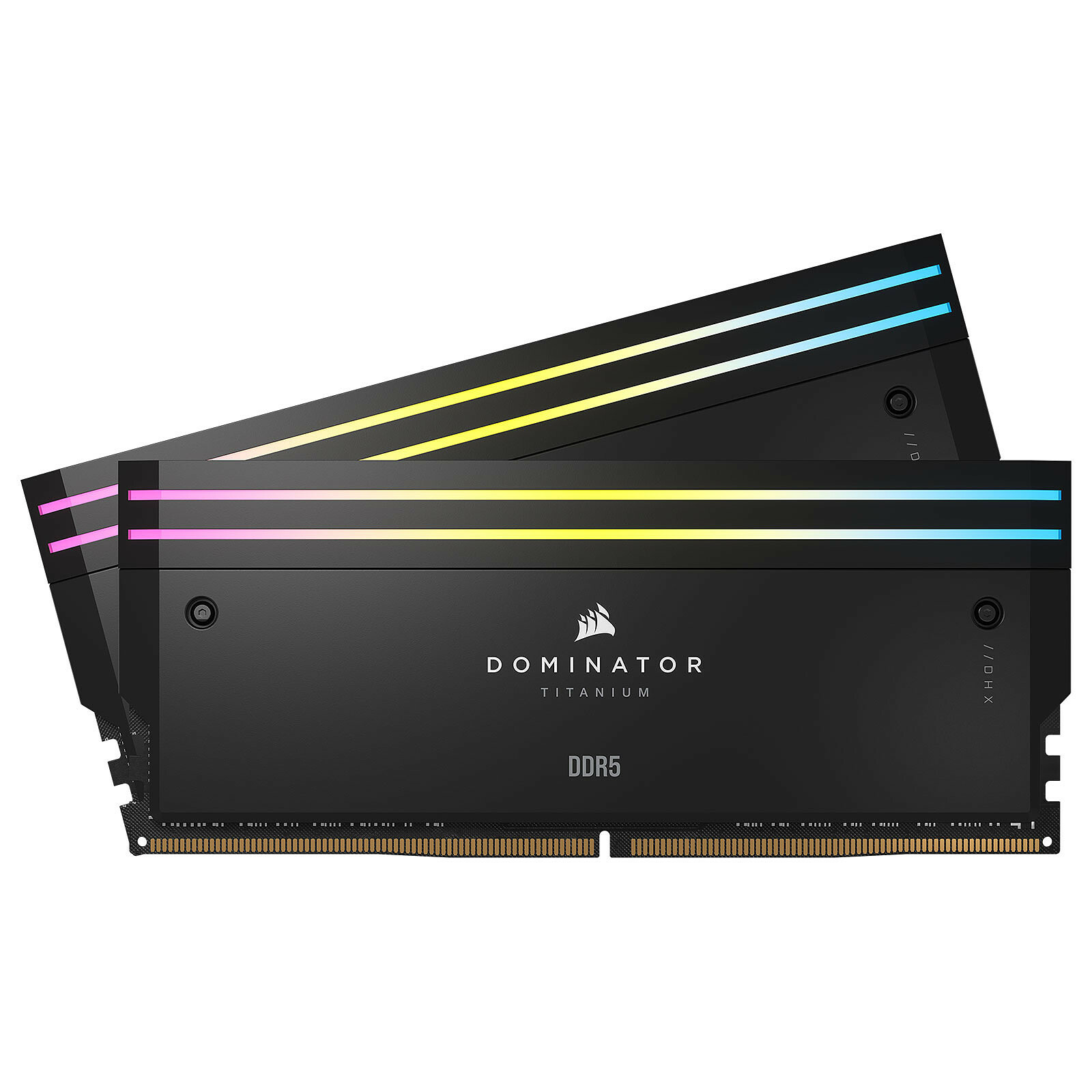 Corsair Dominator Titanium DDR5 RGB 32 Go (2 x 16 Go) 6000 MHz CL30 - Noir