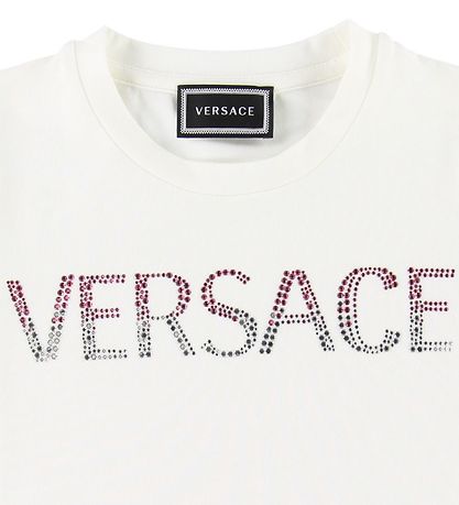 Versace T-Shirt - Weiß m. Logo