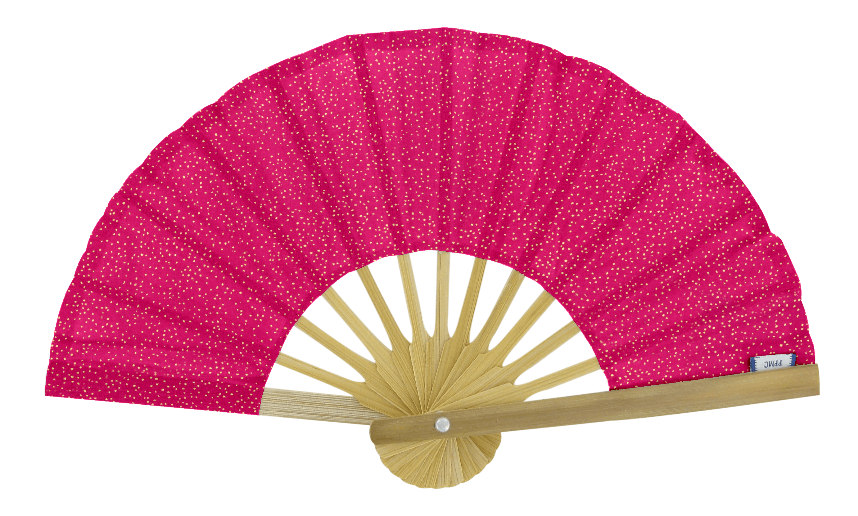 Eventail Fuchsia Pailleté