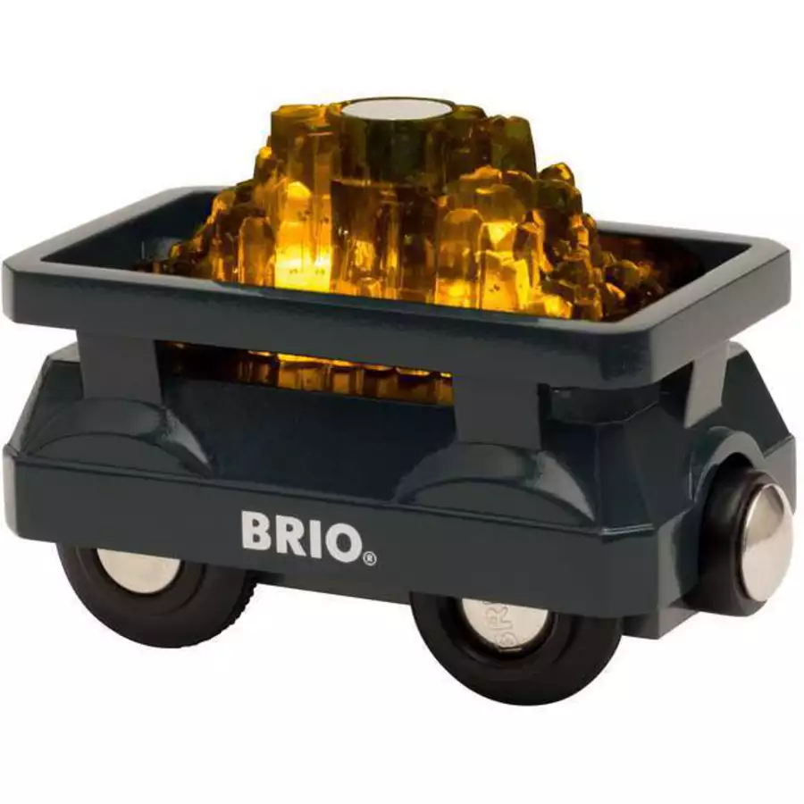 Brio BRIO Goldwaggon mit Licht bunt