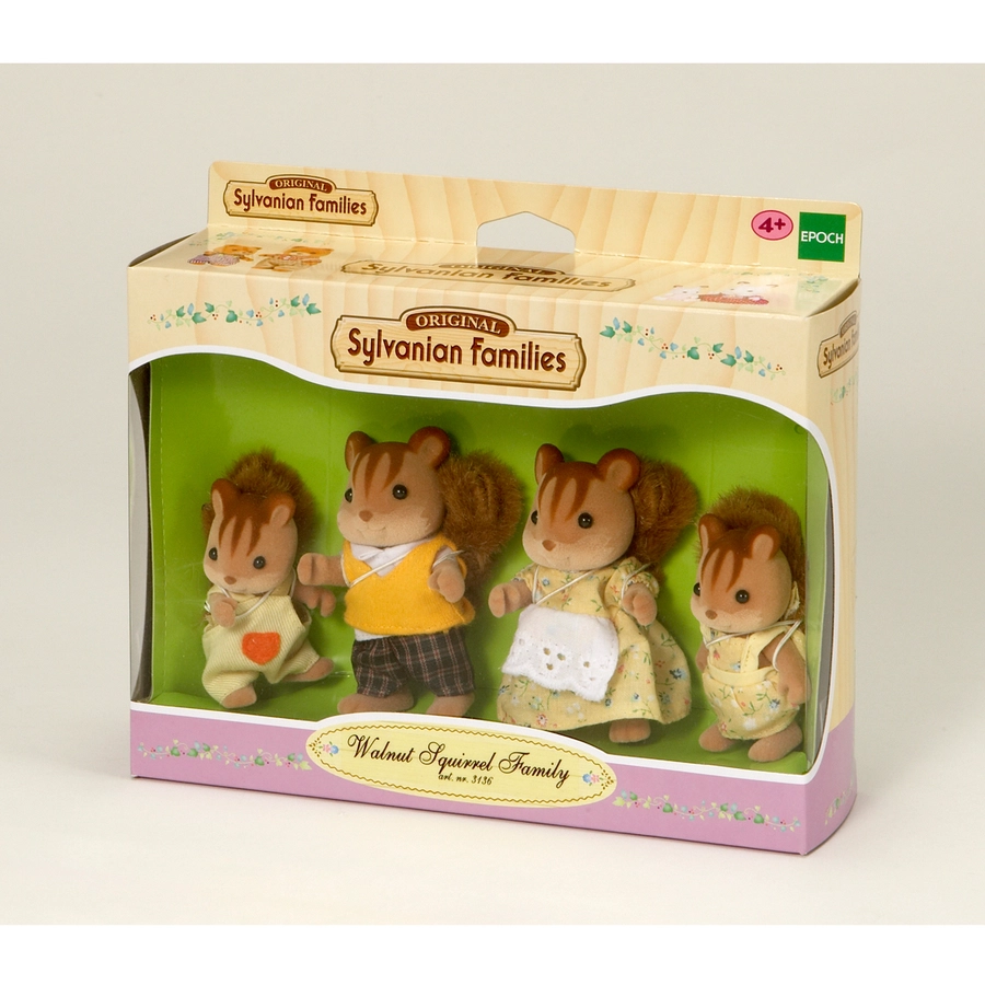 Sylvanian Families® Familien - Walnuss Eichhörnchen Familie Knacks