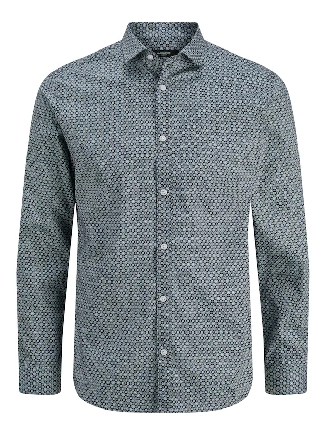 Jack & Jones Langarmhemd »JPRBLABLACKPOOL STRETCH AOP LS SHIRT SN«