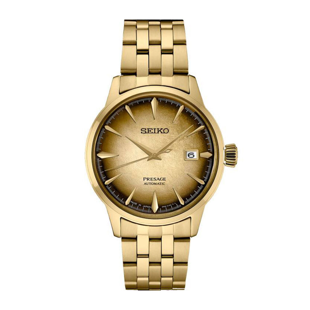 Montre Seiko Presage Marron