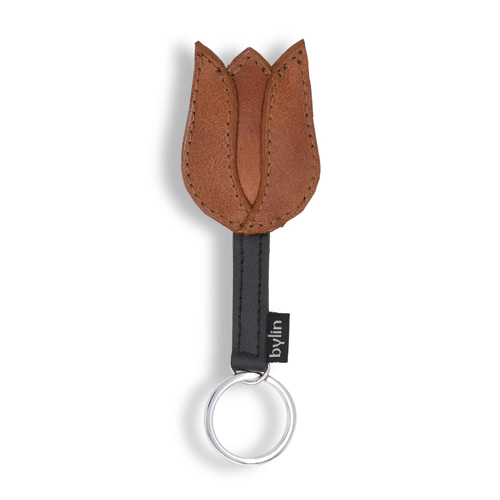 Tulip Keyring Vintage Leather Multi