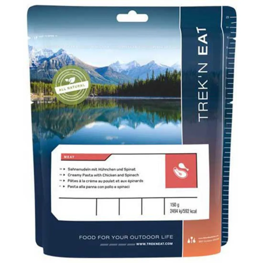 Trek n eat Pasta Mit Hühnchen Und Spinat 150g