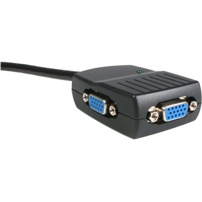 StarTech.com Câble répartiteur vidéo VGA alimenté par USB - 1x VGA (Mâle) vers 2x VGA (Femelle) - Noir