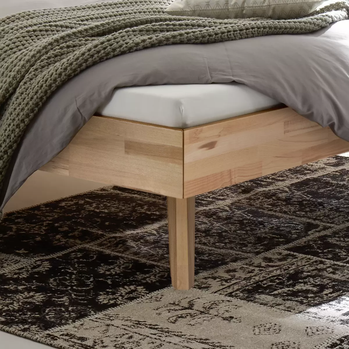 Hasena Bett 90x200 Ortona 90 x 200 Braun