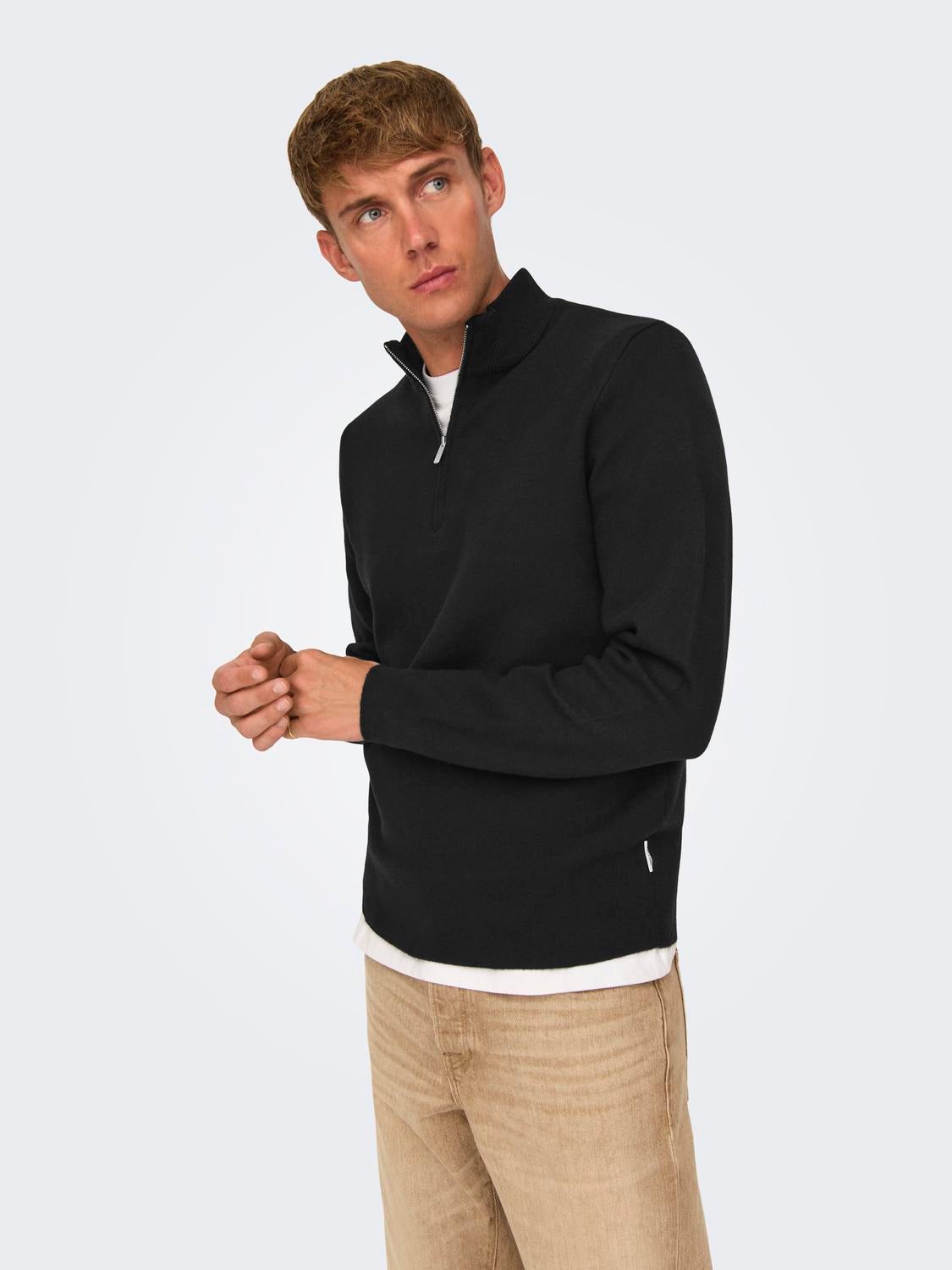 ONSCOOPER Pullover Black
