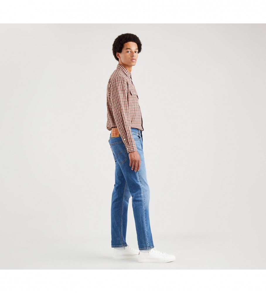 Levi's Jeans de talle alto de corte cnico 502 azul