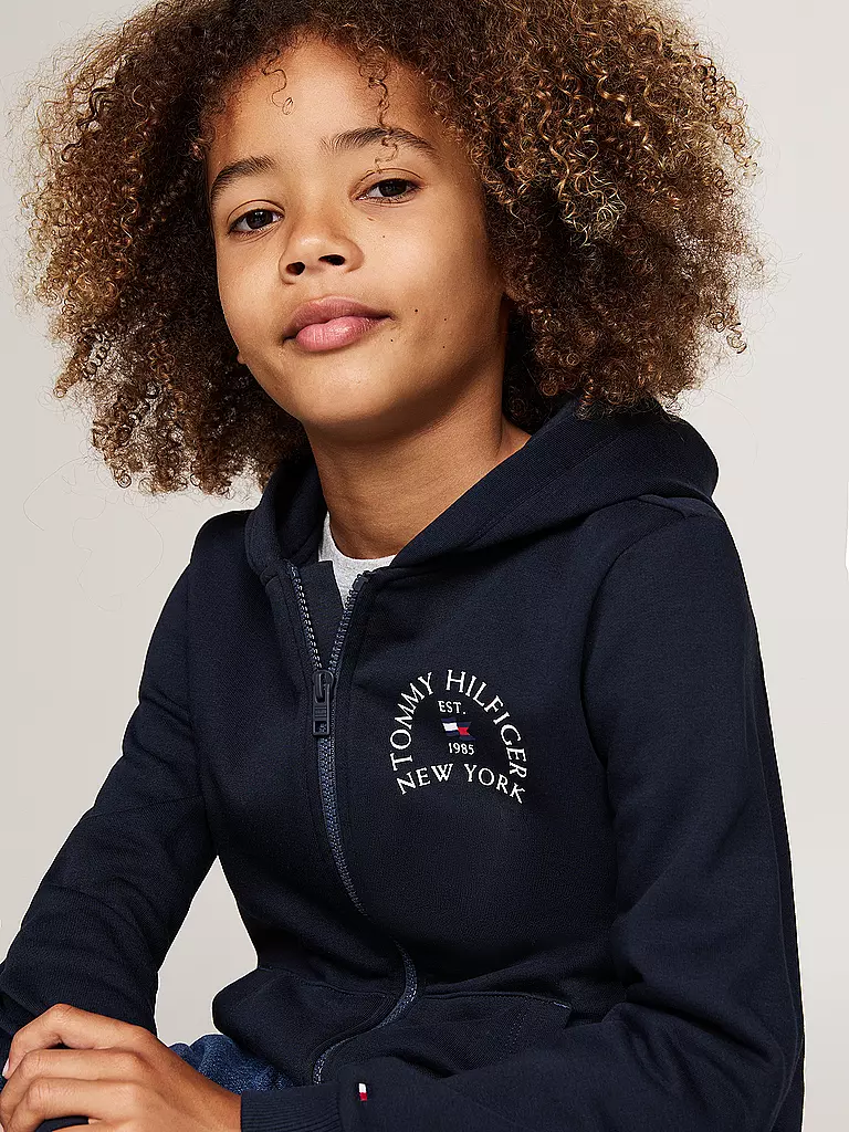 TOMMY HILFIGER Jungen Sweatjacke dunkelblau