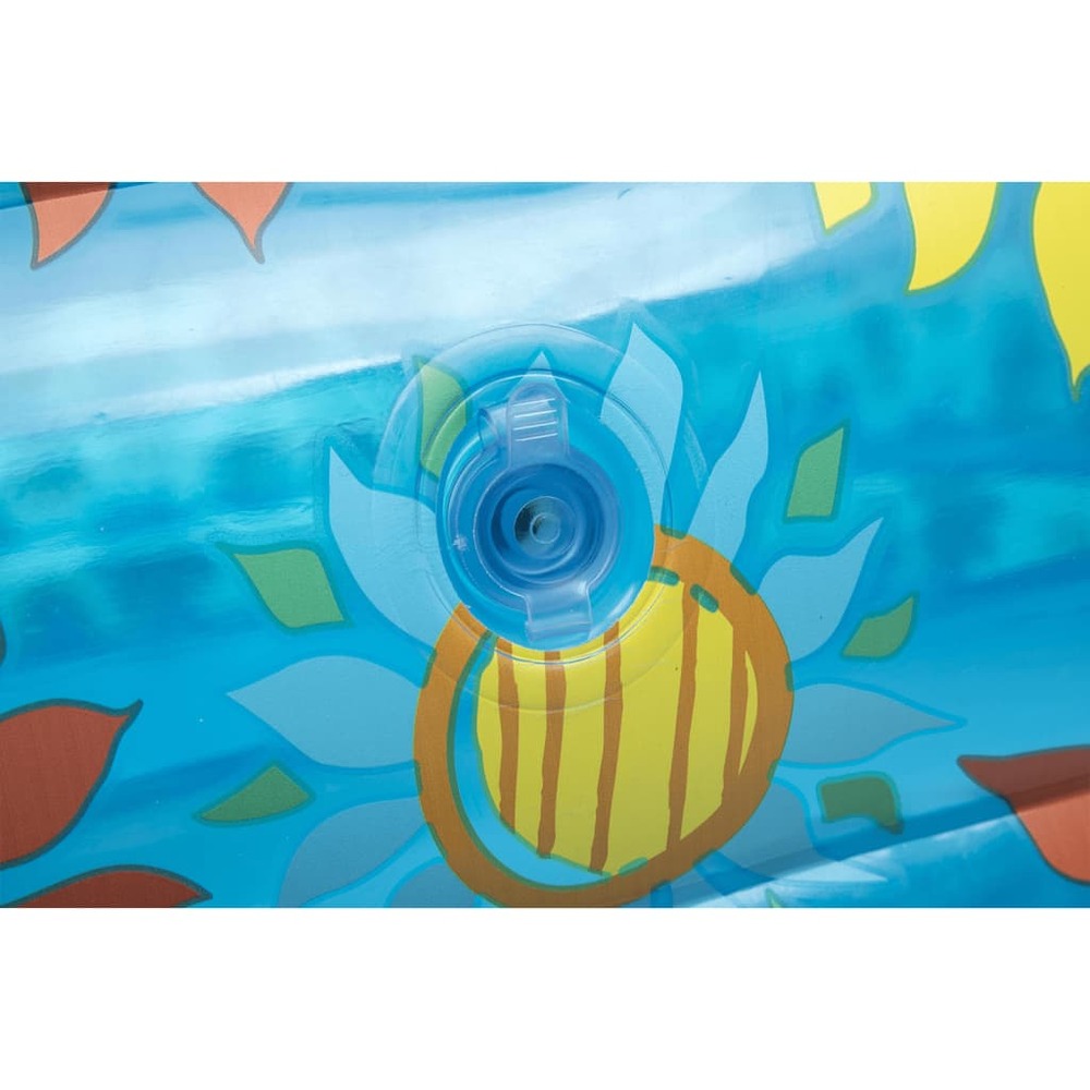 Piscine gonflable pour enfants bleu 229x152x56 cm
