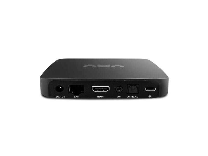 VU  YAY GO High End Android TV Streaming Box – Chromecast integriert