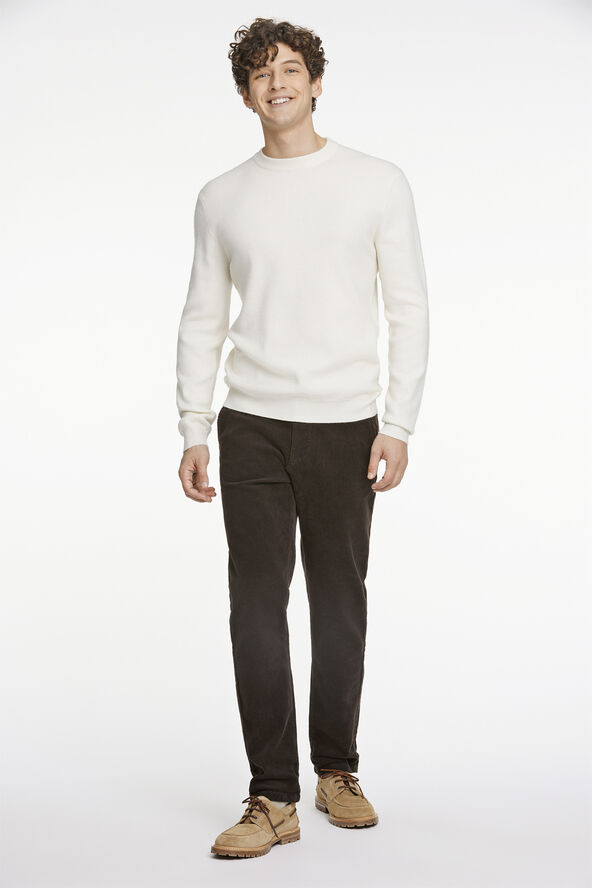 Lindbergh Cropped corduroy pants Dk brown
