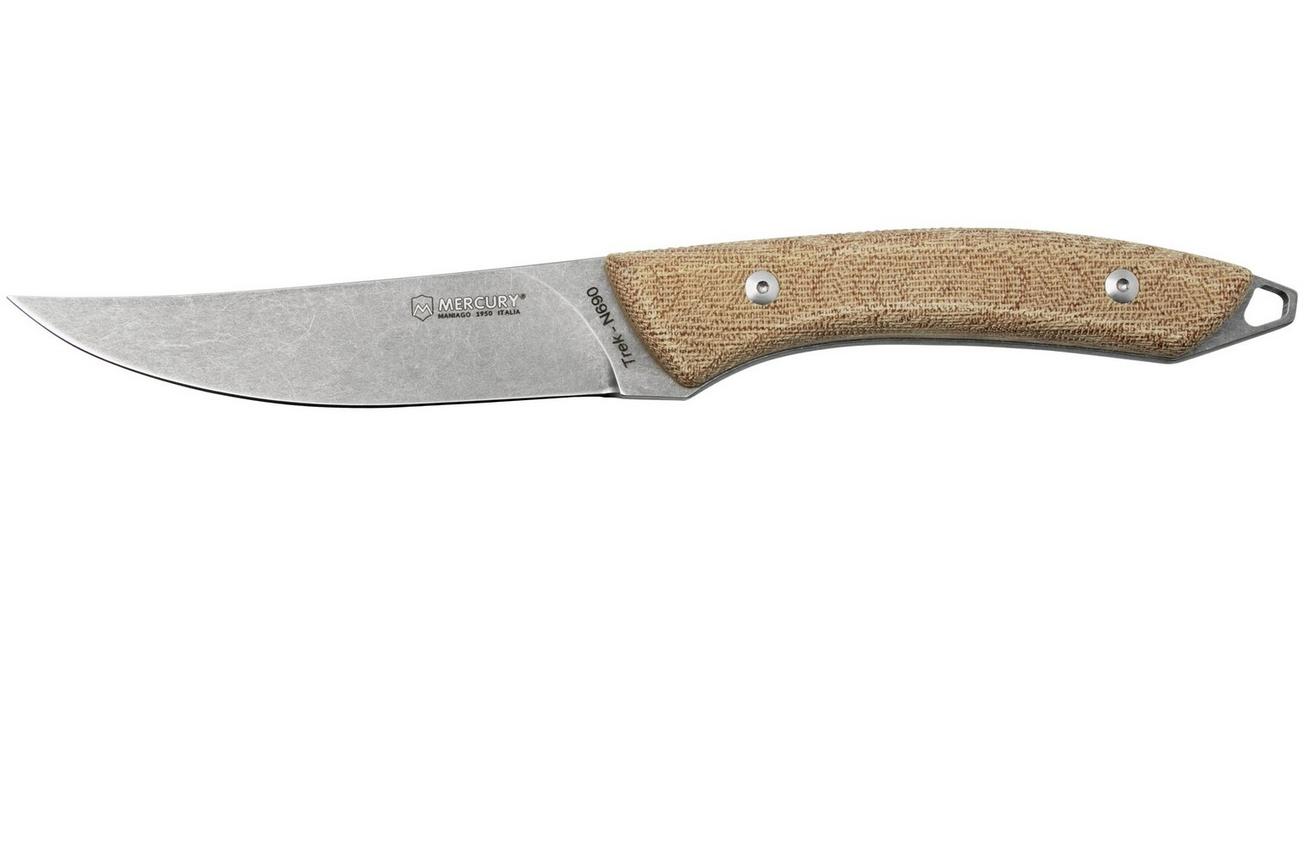 Mercury Trek 925-25CNC, Natural Canvas Micarta, jachtmes
