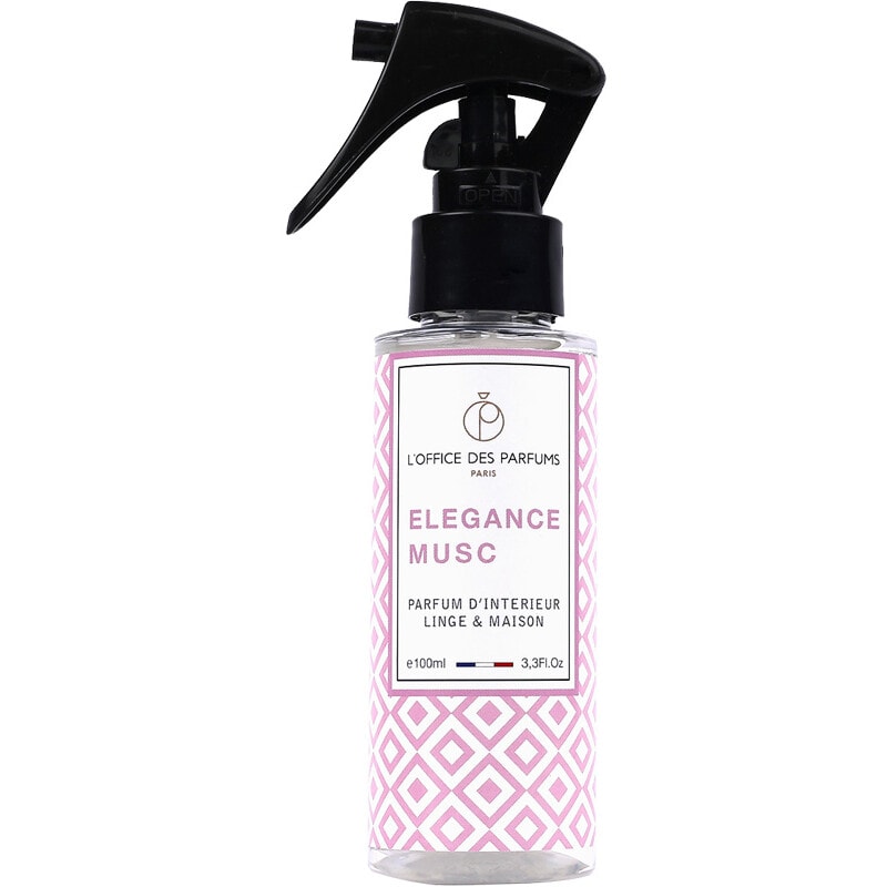 Parfum d'intérieur & de linge - Elegance musc - Floral - 100 ml