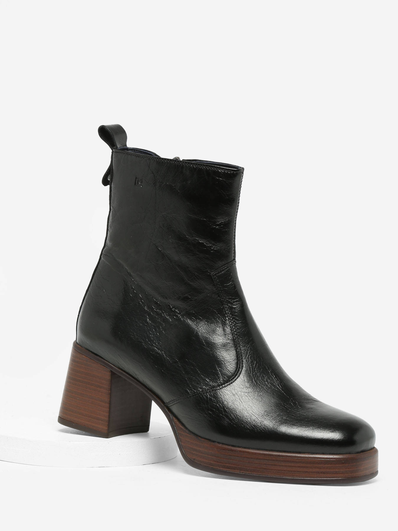 Bottines  talon Cristel en cuir DORKING