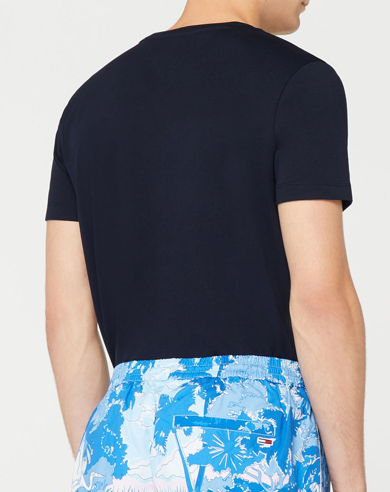 Tommy Hilfiger T-Shirt 100% Coton Bio Signature Graphic bleu marine