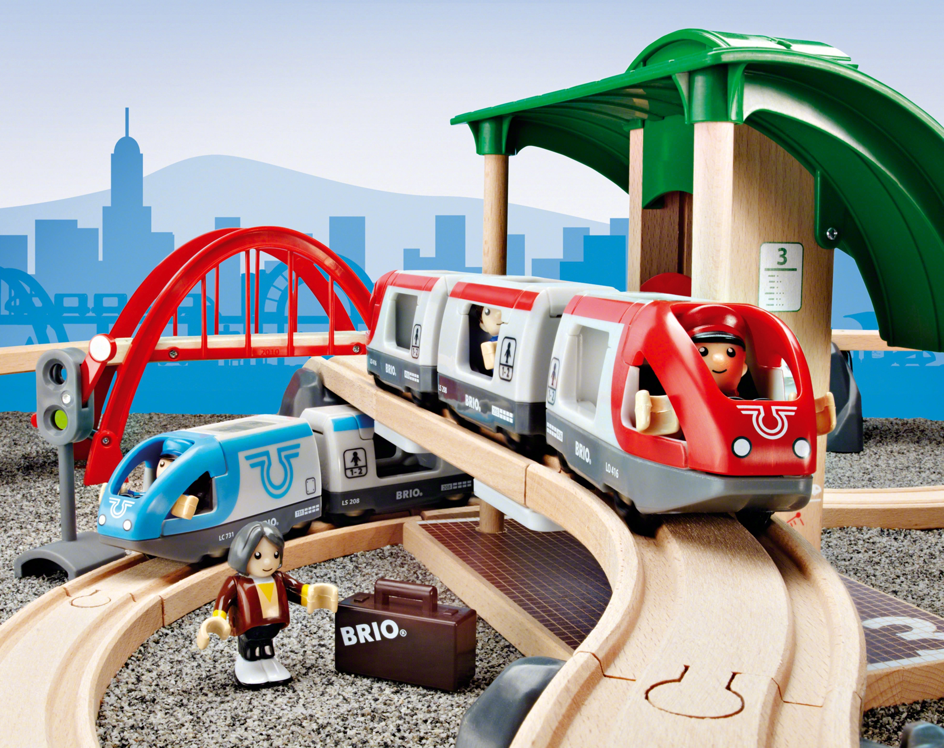 BRIO Großes Bahn Reisezug Set