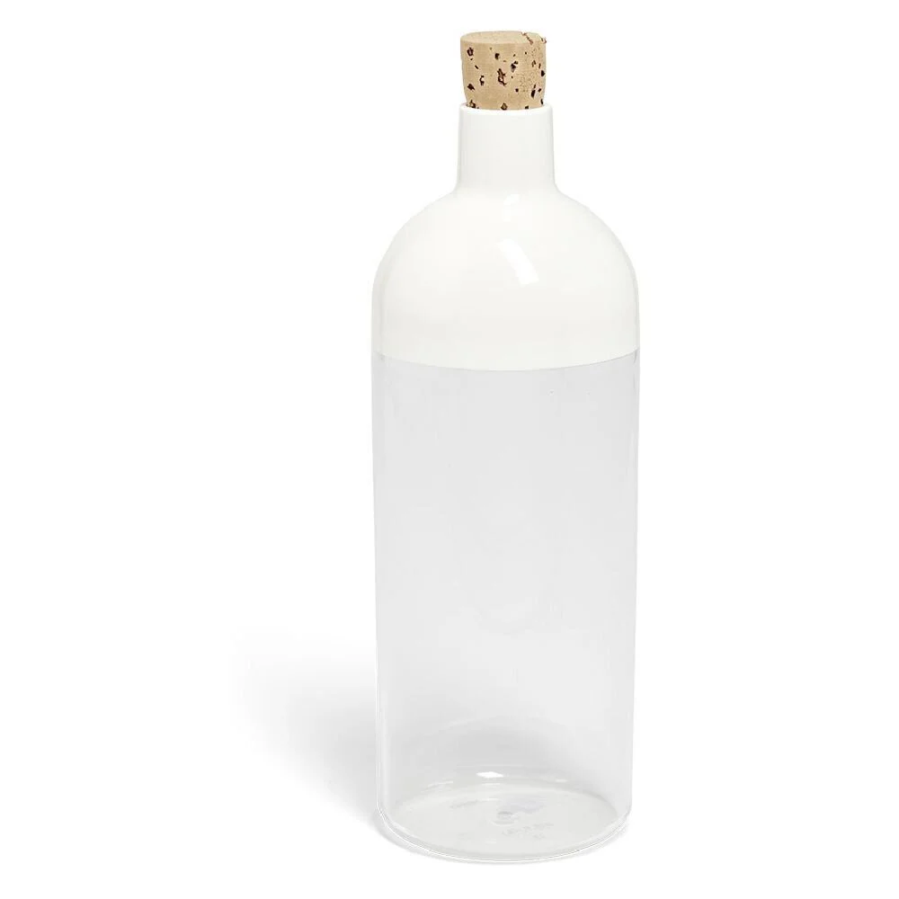 Bouteille récipient 900ml plastique transparent