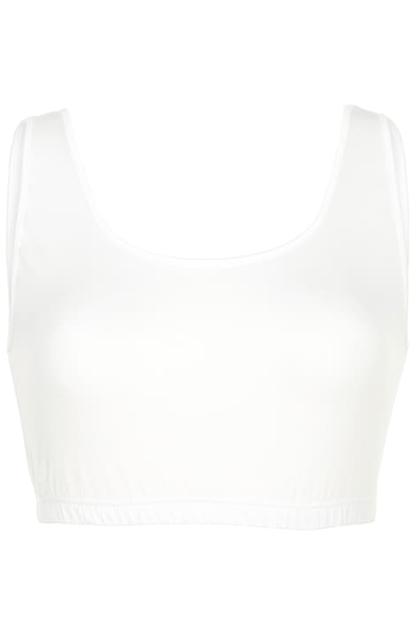 Bustier, Viskose-Stretchjersey, Rundhals, angenehm breite Träger
