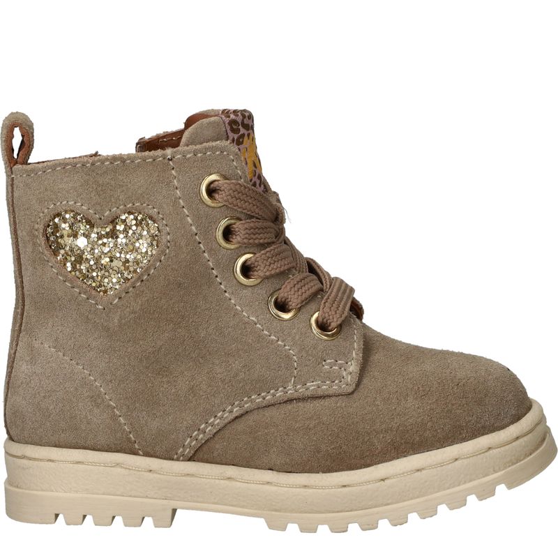 IK-KE Veterboots Beige Meisjes