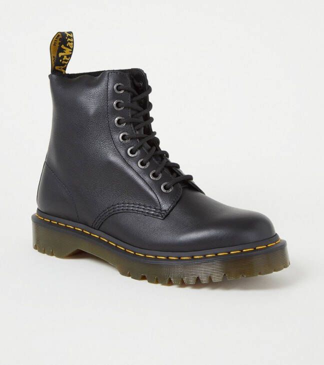 Dr Martens Dr. Martens 1460 PASCAL BEX BLACK PISA Volwassenen VeterlaarzenHalf hoge schoenen Kleur Zwart