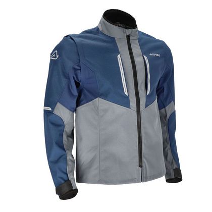 Veste enduro Acerbis X-DURO 2024 - Bleu / Orange