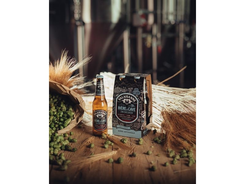 Valaisanne Zwickelbier 4 Stück x 0.33 l Unfiltriertes Spezialbier aus der Schweiz