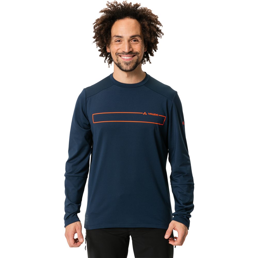 VAUDE Qimsa LS Radtrikot Langarm Herren dark sea