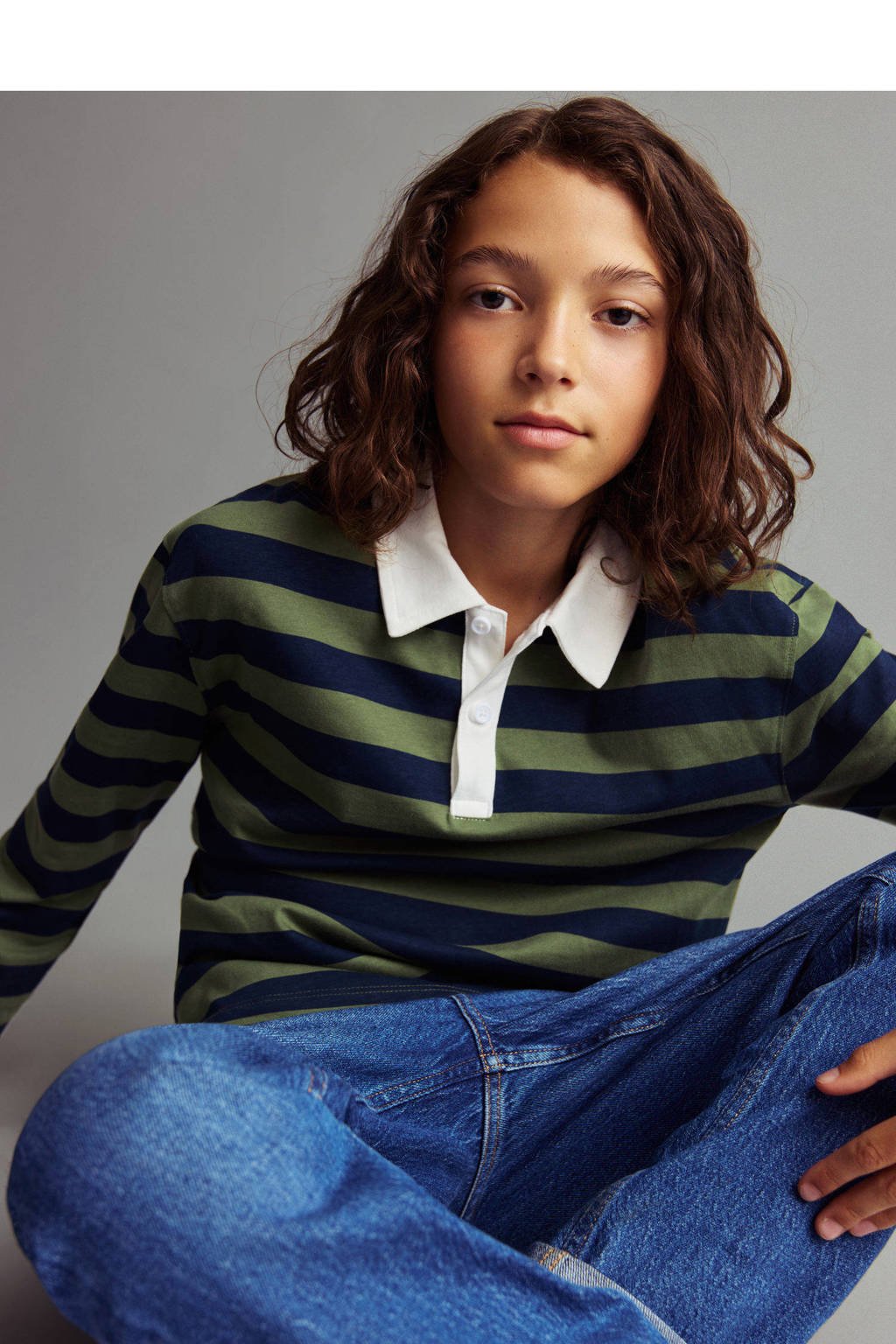Mango Kids polo groen