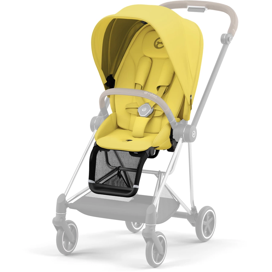 cybex PLATINUM Kombikinderwagen New Mios Matt Black Mustard Yellow