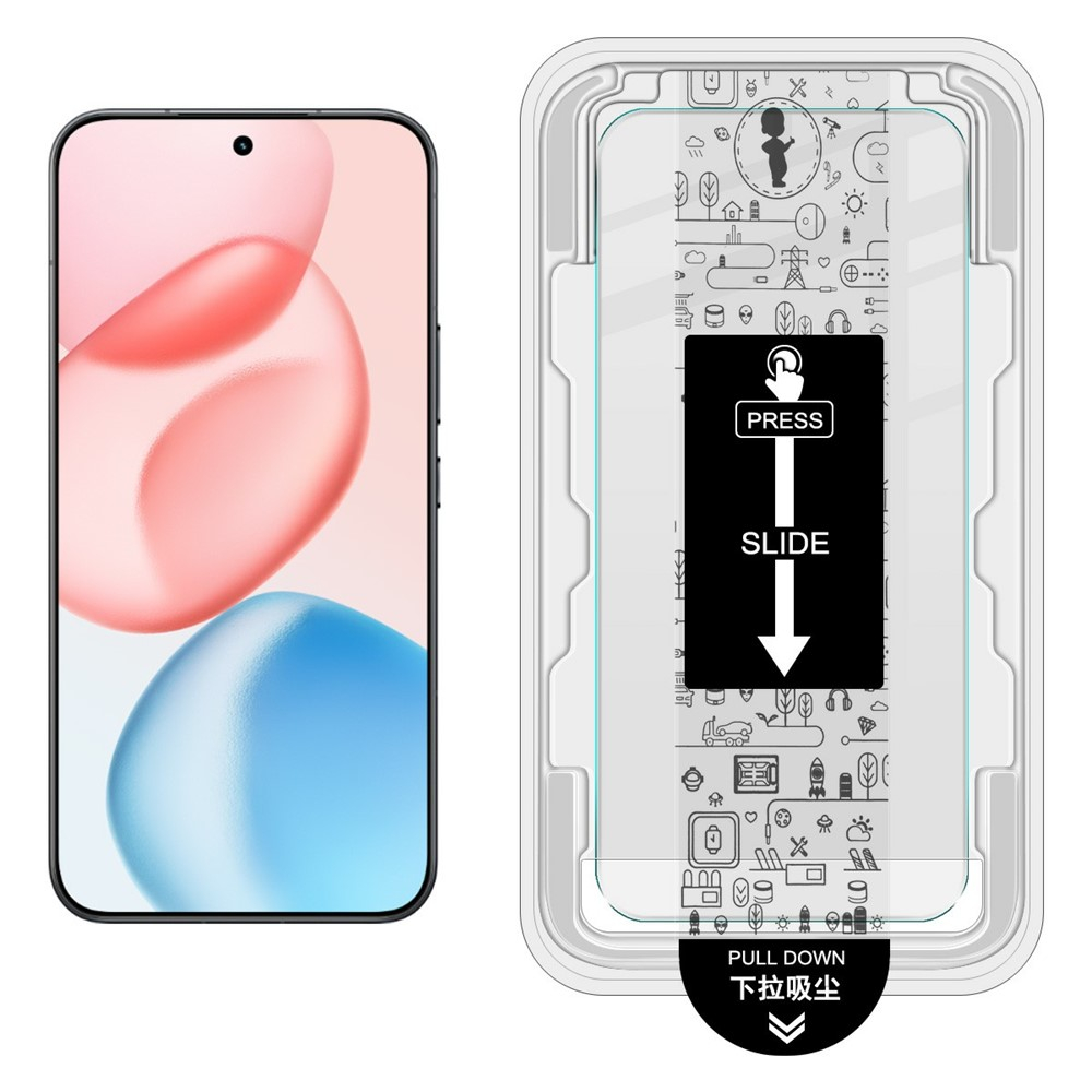 Honor 400 / Honor 400 Pro Full-Screen Vollbild Panzer Glas   Montagerahmen