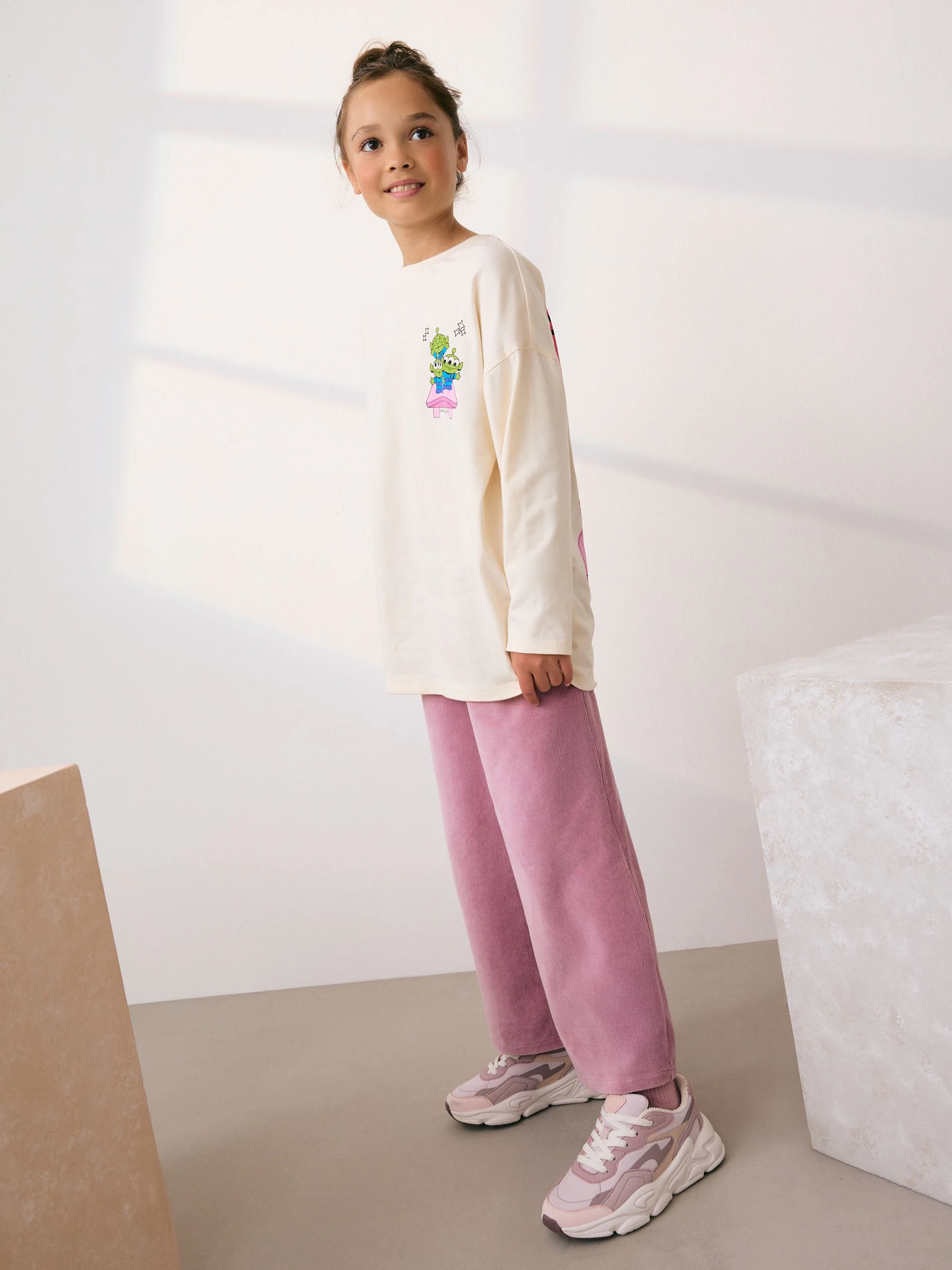 Wit Toy Story - Top met print en lange mouwen (3-16jr)
