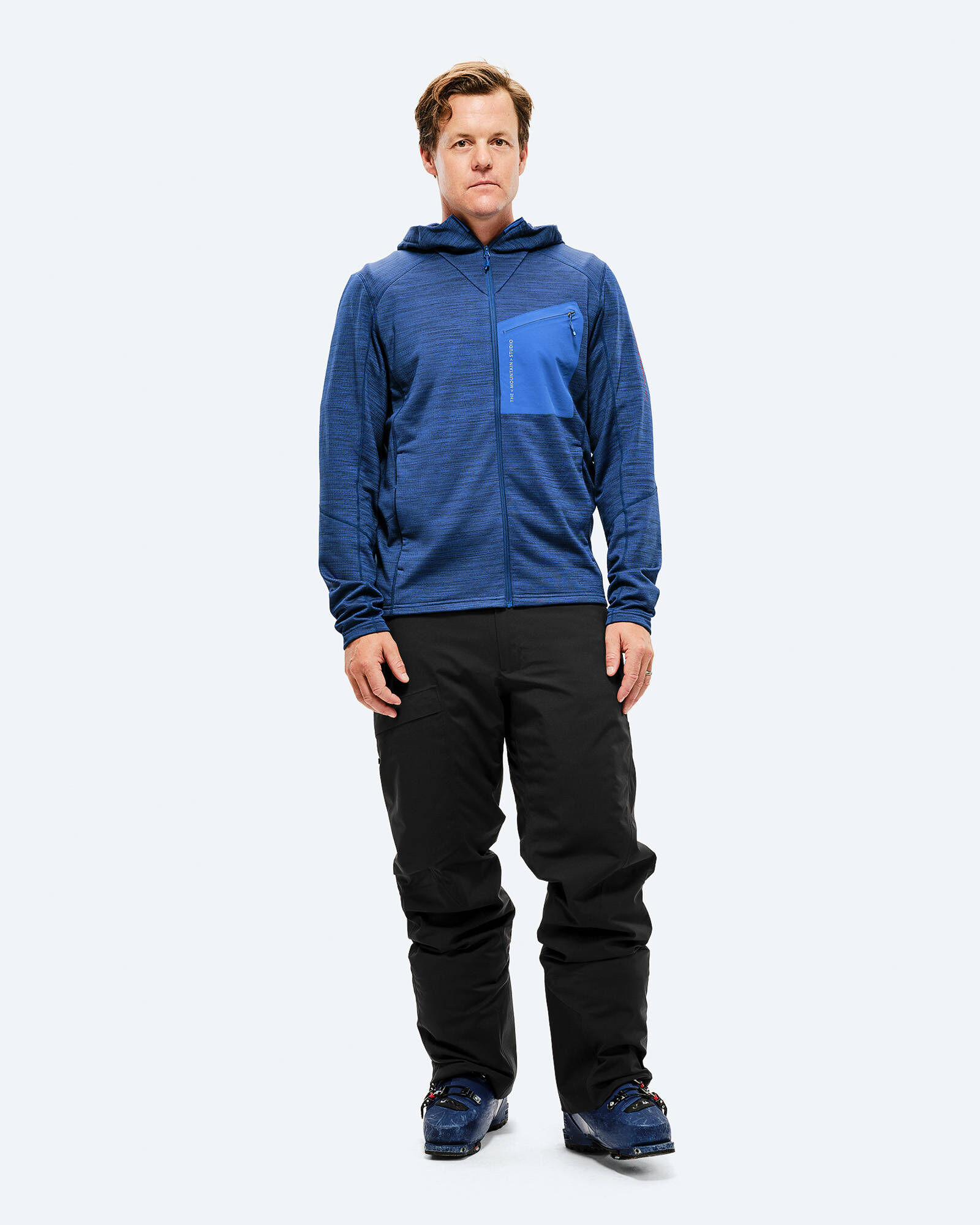 The Mountain Studio| Herren Jacke M-4 TECHNO MID STRETCH HOOD