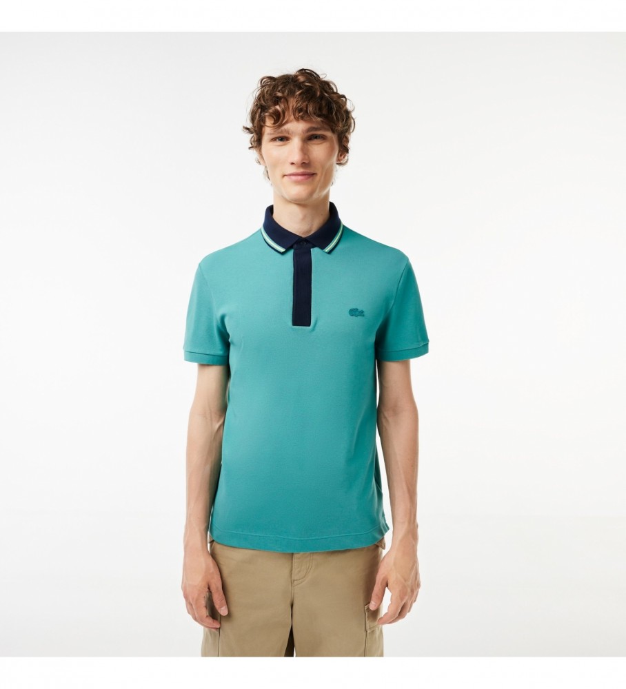 Lacoste Polo Smart Paris corte regular turquesa