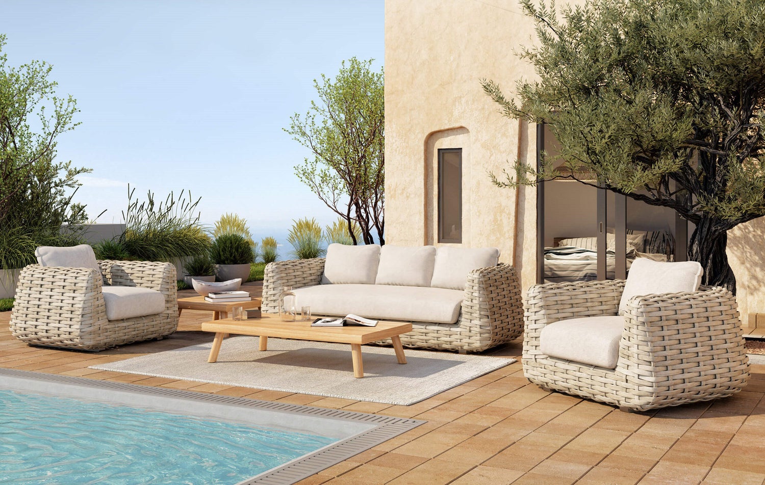 Tierra Outdoor loungestoel Wakkanda grijs