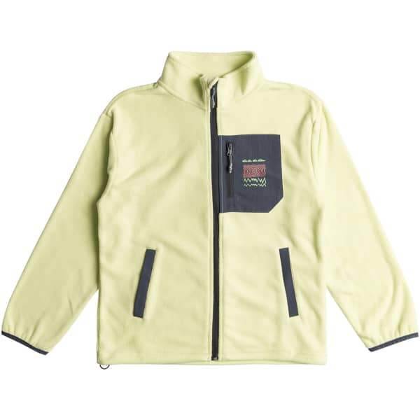 Veste polaire randonnée QUIKSILVER ICE FIELDS FZ SHADOW SHADOW LIME