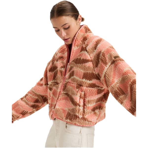 Veste polaire ROXY BLURRY CLOUD CANDLELIGHT CANDLELIGHT PEACH DUNE