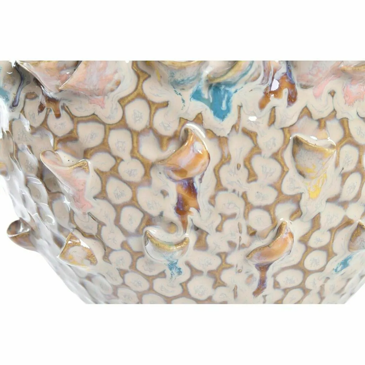 DKD Home Decor Marron Porcelaine