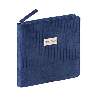 Quo Vadis - Agenda - 2025 - Exécutif - Semainier Planning - Français - Colette - Bleu - 13 mois de décembre à décembre - 16x16 cm - Papier Clairefontaine blanc - Fabrication française